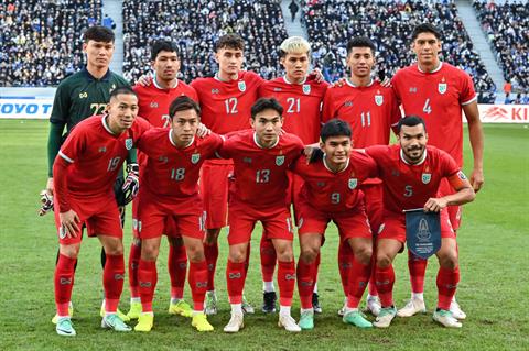 ĐT Thái Lan chốt danh sách cầu thủ dự Asian Cup 2023